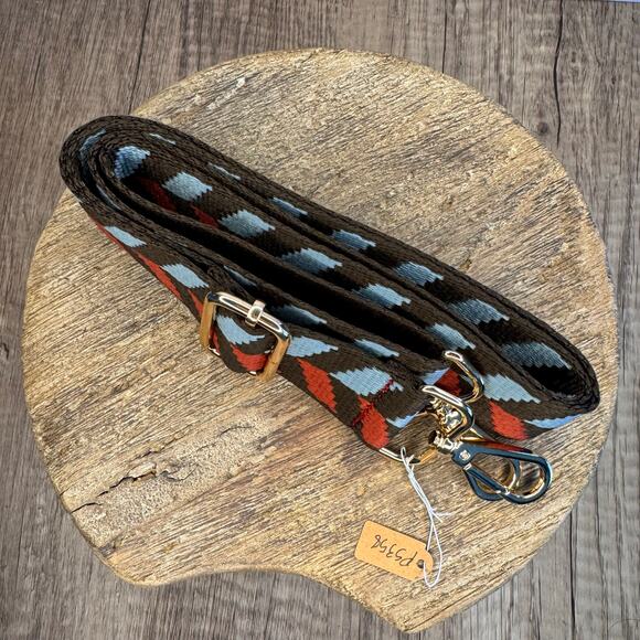 Wide Chocolate Purse Strap Crossbody Autumn Bag Strap Guitar Strap NEW FAST SHIP - Picture 4 of 4